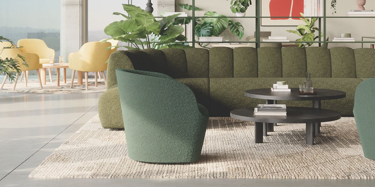 Office Green Couch-1